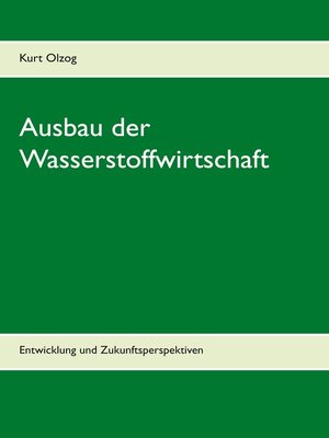cover image of Ausbau der Wasserstoffwirtschaft